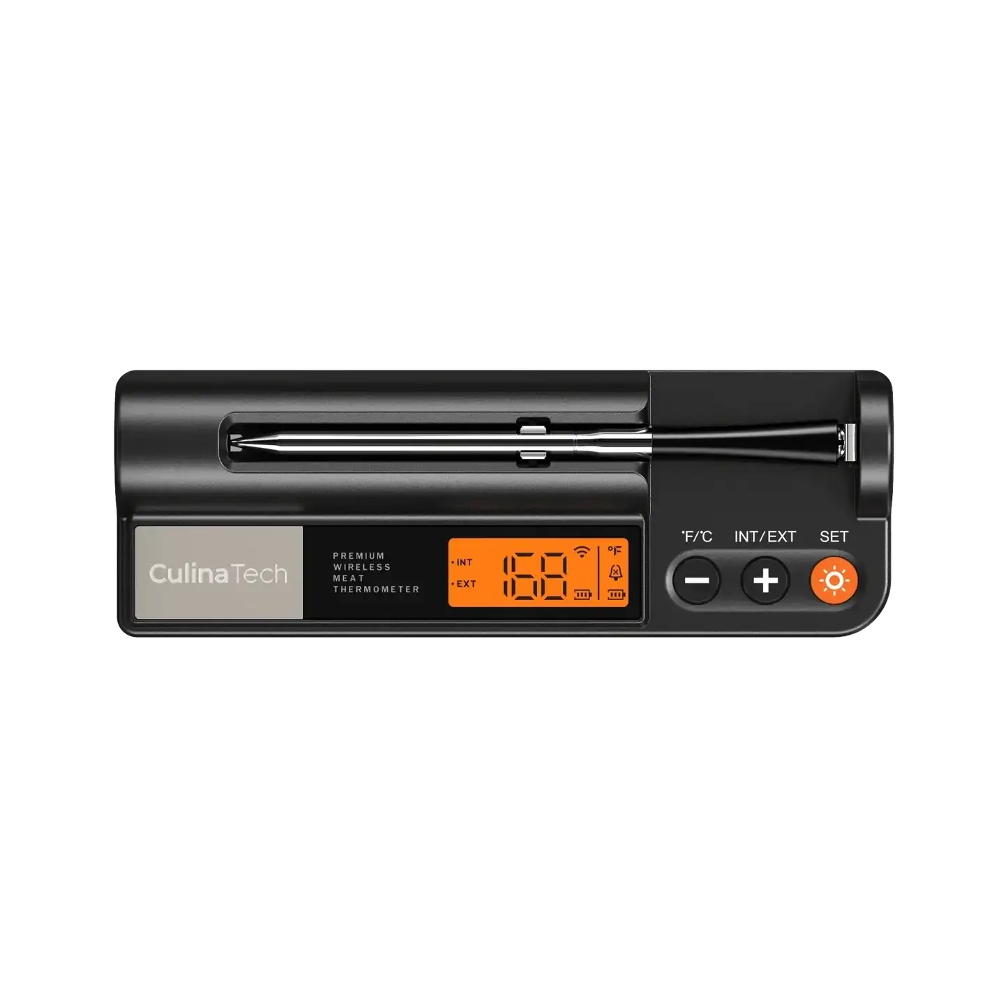 CulinaMeter Smart Wireless Meat Thermometer with Bluetooth App & Booster Box 1 Probe Model