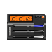 CulinaMeter Smart Wireless Meat Thermometer with Bluetooth App & Booster Box 3 Probe Model