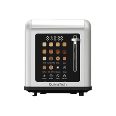 CulinaTosta Smart Touchscreen Toaster with Extra-Wide Slots - Stainless Steel 2-Slice Toaster