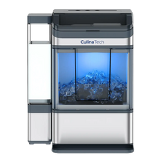CulinaIcela Countertop Nugget Ice Maker with Self-Cleaning Function - 37.5 lb/Day