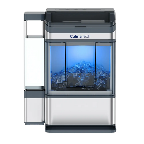 CulinaIcela Countertop Nugget Ice Maker with Self-Cleaning Function - 37.5 lb/Day
